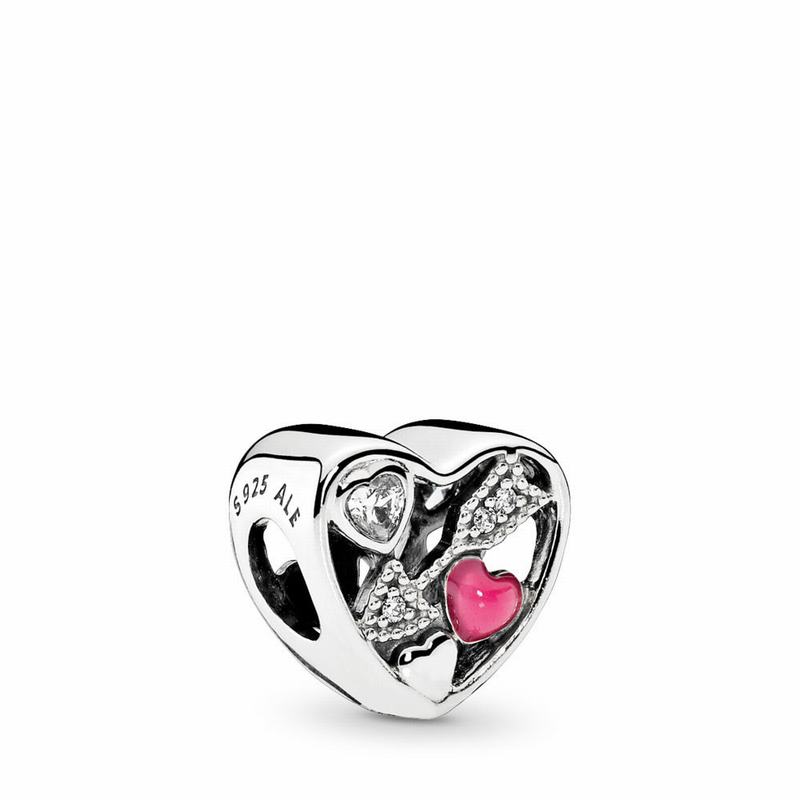 Pandora Australia Struck By Love Charm - Sterling Silver | OZXMJA530